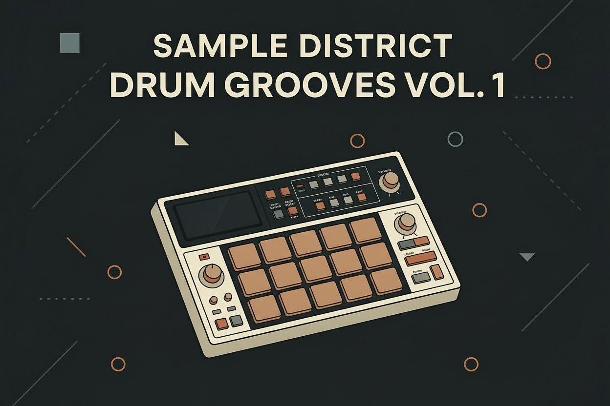 Drum Grooves Vol. 1 Banner with MPC